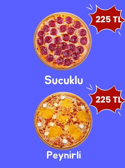 Sucuklu Peynirli Pizza